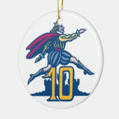 Zehn Lords EinSpringen Keramikornament (Links)