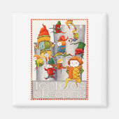 ZEHN LOREN EIN LEAPIERTES ZEICHEN MAGNET (Vorne)