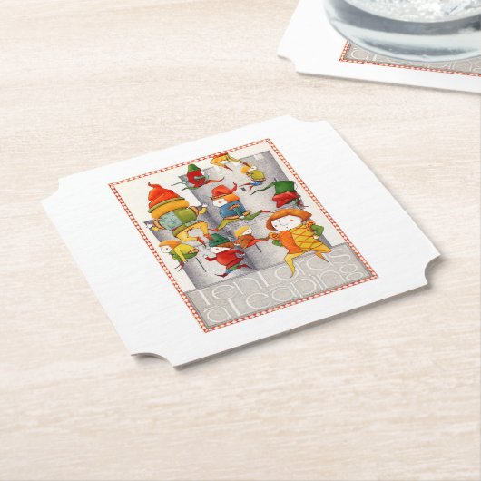 ZEHN LOREN - Untersetzer eines Fahrscheins (angewinkelt)