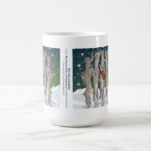 Zehn Lynx a-Leaping... Holiday Coffee Tasse (Mittel)