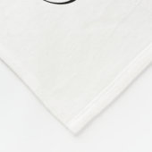 Zehn Meilensteine Geschlecht neutrale Baby-Tiere Fleecedecke (Ecke)