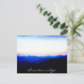 Zehn Mile Range Sunset Postcard Breckenridge Postkarte (Stehend Vorderseite)