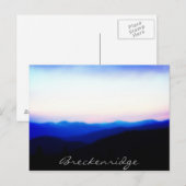 Zehn Mile Range Sunset Postcard Breckenridge Postkarte (Vorne/Hinten)