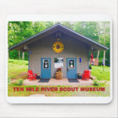 Zehn Mile River Scout Museum Front Mouse Pad Mousepad (Vorne)