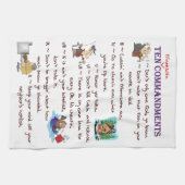 Zehn Minnesota-Gebot-Tuch Handtuch (Horizontal)