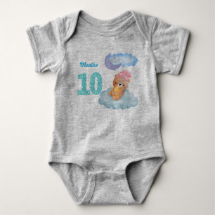 Zehn Monate Babybodysuit Baby Strampler