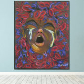 Zehn neu definiert - Sichelzellschmerzen Bewusstse Leinwanddruck (Insitu (Holzboden))