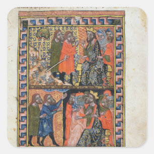 Zehn Pest von Ägypten TtoB; die Pest von Quadratischer Aufkleber