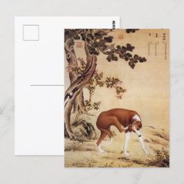 Zehn preisgekrönte Hunde - der Golden-Winged-Hund Postkarte