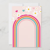 Zehn Rainbow 10. Geburtstag Einladung (Rückseite)