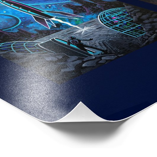 Zehn Rockets Poster (Ecke)