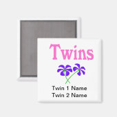 Zehn (Rosa) Magnet (Vorderseite/Rückseite)