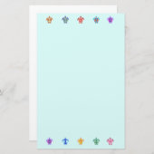 Zehn Schildkröten Niedliche farbenfrohe Meereswelt Briefpapier (Vorne/Hinten)