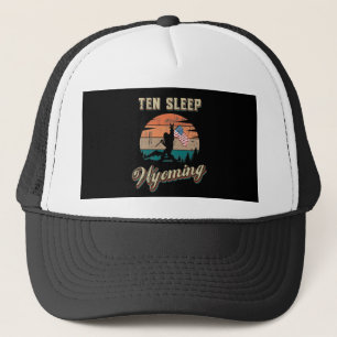 Zehn schlafend Wyoming Truckerkappe