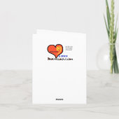 Zehn-Silhouette mit ZEIGENSTAPEL-Rentenkarte Karte (Rückseite)