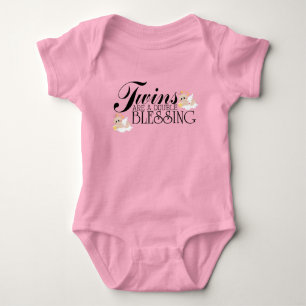 Zehn sind zweischneidige Mädchen Baby Strampler