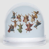 Zehn springende Lords Die Zehn Gebote Vektor Schneekugeln (Vorderseite)