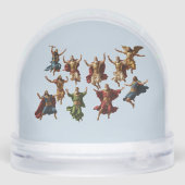 Zehn springende Lords Die Zehn Gebote Vektor Schneekugeln (Rückseite)