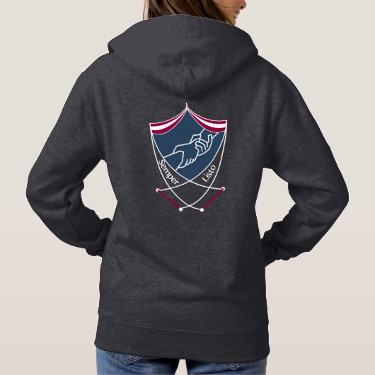Zehn Städte Trapeze-Wappen Hoodie (Rückseite)