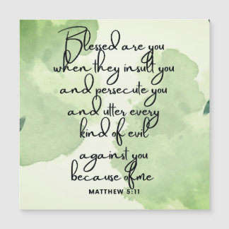 Zehn Tage Beatitudes Scripture Verse 5:11 Magnet