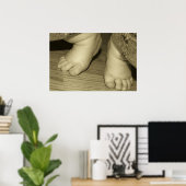 zehn Tiny Toes Poster (Heimbüro)