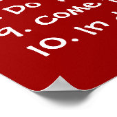 Zehn Tipps für eine gute Note Poster (Ecke)