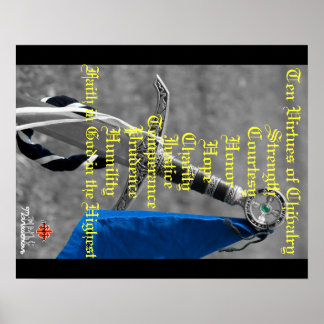 Zehn Tugenden des Chivalry Poster