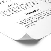 Zehn Tugenden: Unsere Herzen und Zuhause heilen Poster (Ecke)