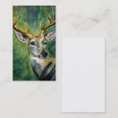 Zehn Visitenkarten des Zeiger-(Rotwild) Visitenkarte (Vorne/Hinten)