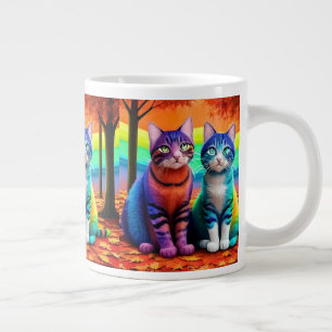 Zehn von Cats Digital Art-56467 Jumbo-Tasse