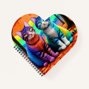 Zehn von Cats Digital Art-56467 Notizblock