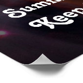 Zehn Ziele für ein Pessimist-Poster Poster (Ecke)