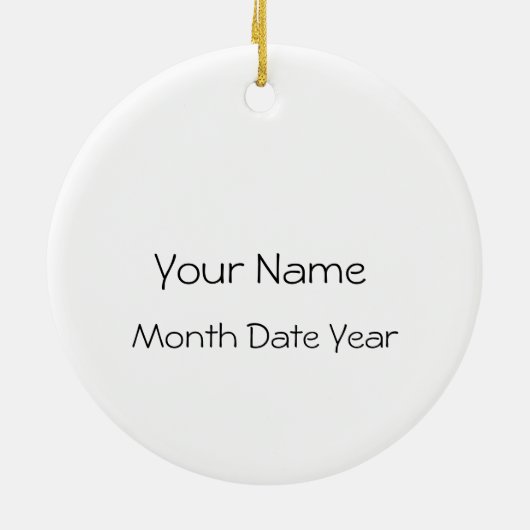 Zehnjährige Brustkrebserkrankung Keramikornament (Hinten)