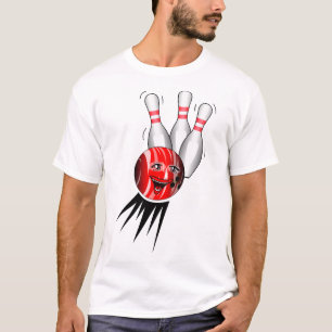 Zehnpins Bowling Strike. T-Shirt