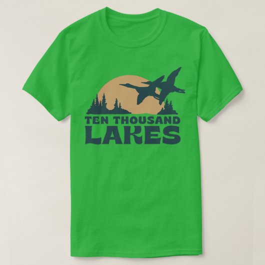 Zehntausend Seen minnesota T-Shirt (Design vorne)