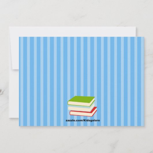 Zehntausende Monkeys rund um den Abschluss Einladu Einladung (Rückseite)