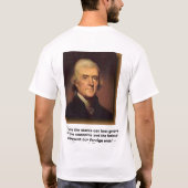 Zehnte Änderung. Jefferson T-Shirt (Rückseite)