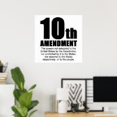 Zehnte Änderung Poster (Heimbüro)