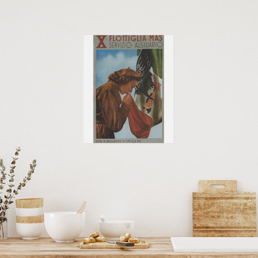 Zehnte Flottille Propaganda Poster (Küche)