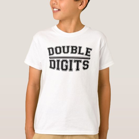 Zehnter Geburtstag| zweistelliger Geburtstag T-Shirt (Vorderseite)