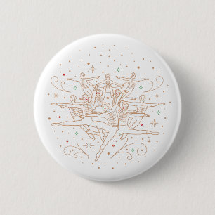 Zehnter Tag Chrismas Button Pinback