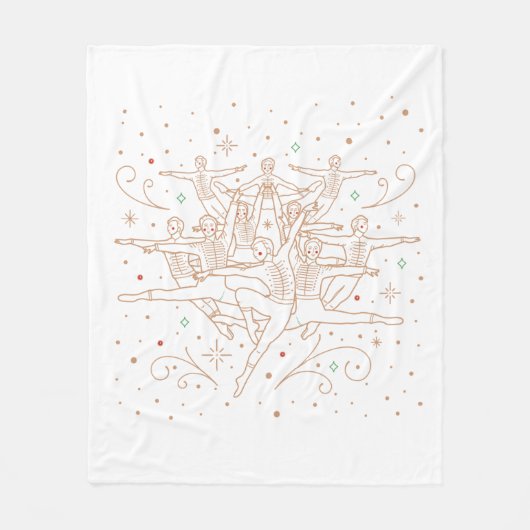 Zehnter Tag der Fleece Throw Blanket (Vorderseite)