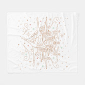 Zehnter Tag der Fleece Throw Blanket (Vorderseite (Horizontal))