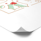 Zehnter Tag des Weihnachtsgebäcks 24x36 Poster (Ecke)