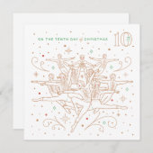 Zehnter Weihnachtsfeiertag / Fotokarte 5.25 (Vorne/Hinten)