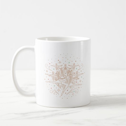 Zehnter Weihnachtskaffee-Tasse (weiß) Kaffeetasse (Links)