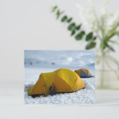 Zehntes Camping auf der Juneau Icefield, Alaska Postkarte (Stehend Vorderseite)