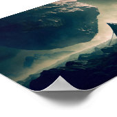 Zehntes Camping im Deep Space Poster (Ecke)