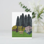 Zehntes Camping im Wald Postkarte (Stehend Vorderseite)