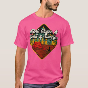Zehntkaffee Duft von Campfire Camping Wanderzelte T-Shirt